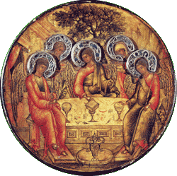 Пресвятая Троица. Икона XVII века. ГРМ