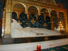 Саркофаг с мощами блаж. Августина. Церковь Сан Пьетро ин Чель д'Оро в г.Павия на севере Италии
